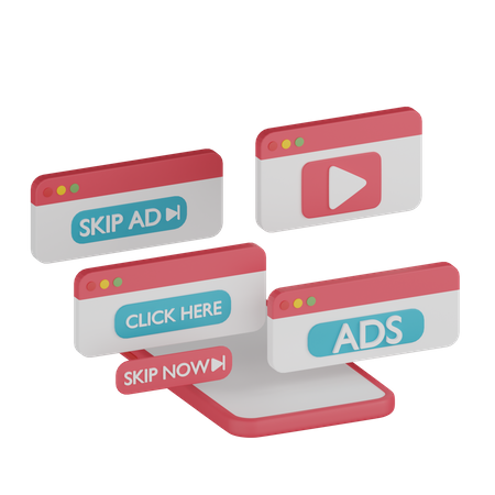 Digitales Marketing  3D Icon