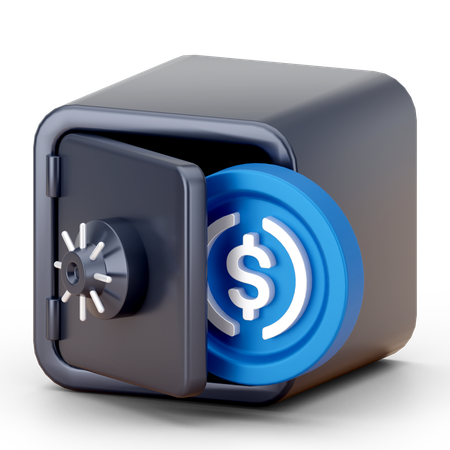 Digitales Schließfach  3D Icon