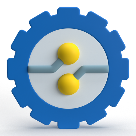 Digitalisation  3D Icon