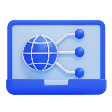 Digitalisierung  3D Icon