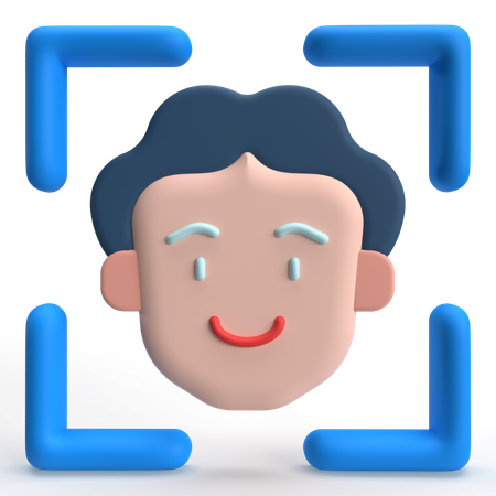 Digitalização facial  3D Icon