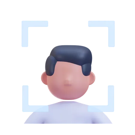 Digitalização facial  3D Icon