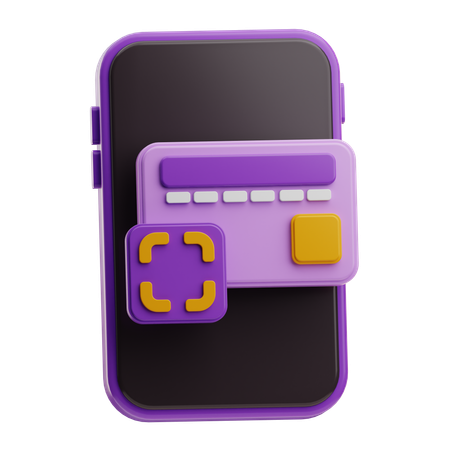 Digitalizar cartão  3D Icon