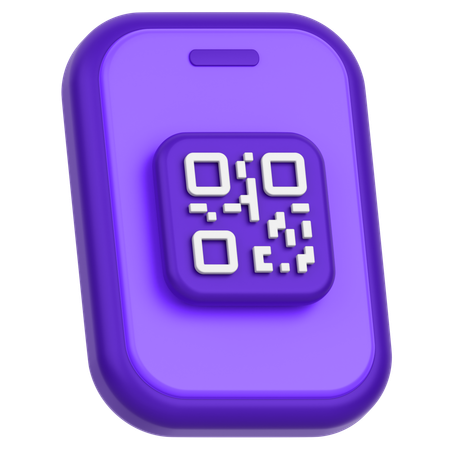 Digitalizar código qr  3D Icon