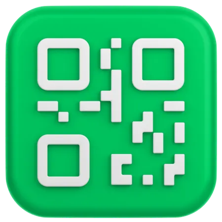 Digitalizar código qr  3D Icon