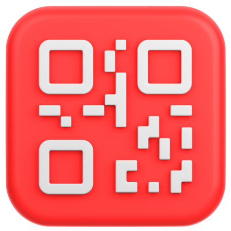 Digitalizar código qr  3D Icon