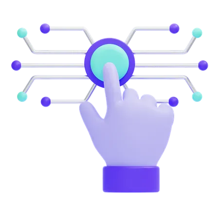 Digitalization  3D Icon
