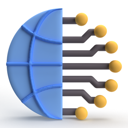 Digitalization  3D Icon