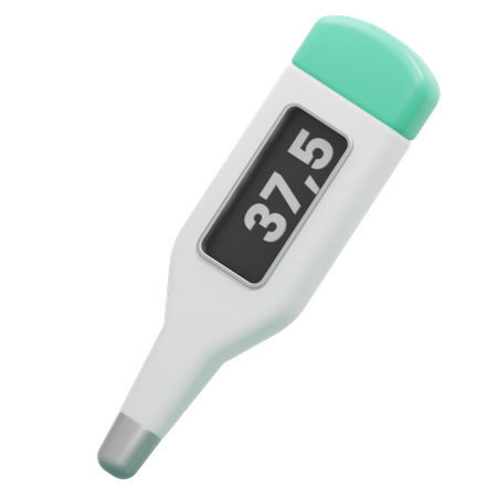 Digitales Thermometer  3D Icon