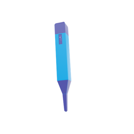 Digitales Thermometer  3D Icon