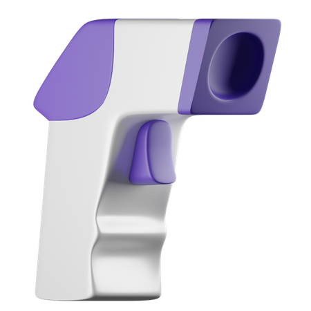 Digitales Thermometer  3D Icon