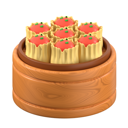 Dim Sum  3D Icon