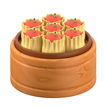 Dim Sum  3D Icon