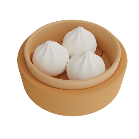 Dim Sum  3D Icon