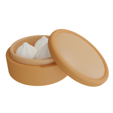 Dim Sum  3D Icon