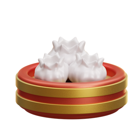 Dim sum chinois  3D Icon