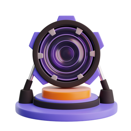 Dimensão do portal  3D Icon