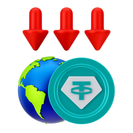 Diminuição da amarração  3D Icon