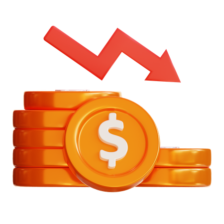 Diminuir  3D Icon