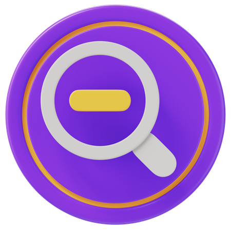 Reduzir o zoom  3D Icon