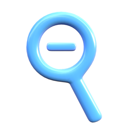 Reduzir o zoom  3D Icon