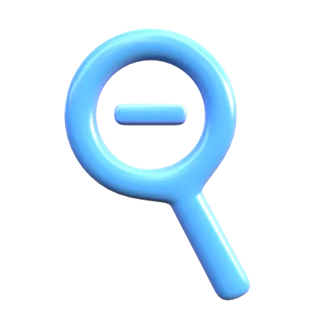 Reduzir o zoom  3D Icon