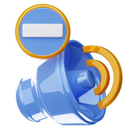 Diminuer le volume  3D Icon