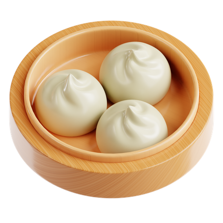 Dim Sum  3D Icon