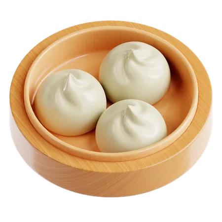 Dim Sum  3D Icon