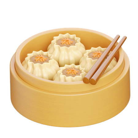 Dimsum  3D Icon