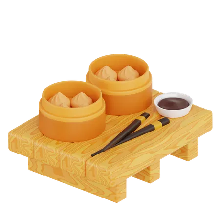 Dimsum  3D Icon