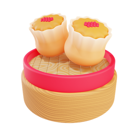 Dimsum  3D Icon