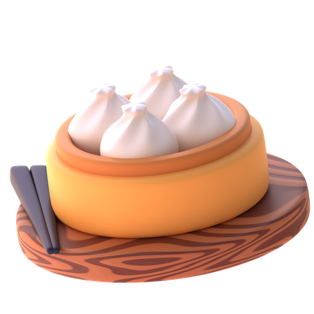 Dimsum  3D Icon