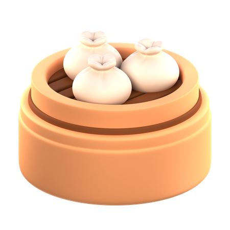 Dimsum  3D Icon