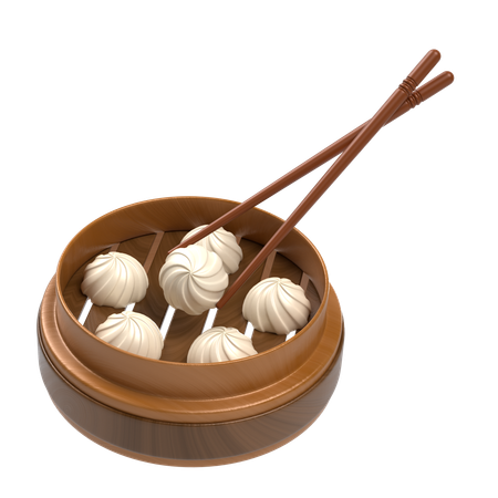 Dimsum  3D Icon