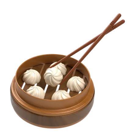 Dimsum  3D Icon