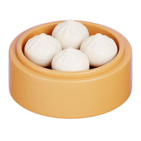 Dimsum  3D Icon