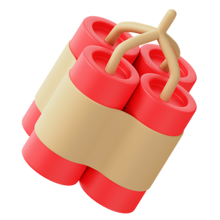 Dinamita  3D Icon