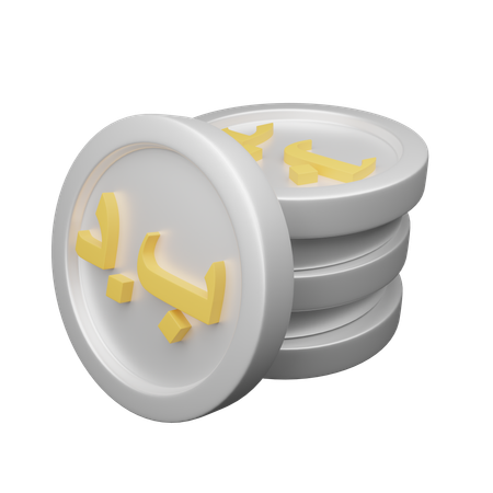 Dinar do Bahrein  3D Icon