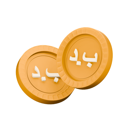 Dinar do Bahrein  3D Icon