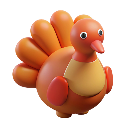 Dinde  3D Icon