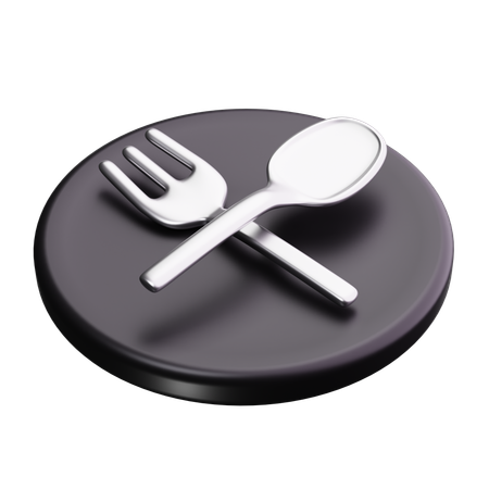 Nourriture pour le dîner  3D Icon