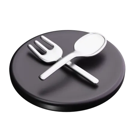 Nourriture pour le dîner  3D Icon