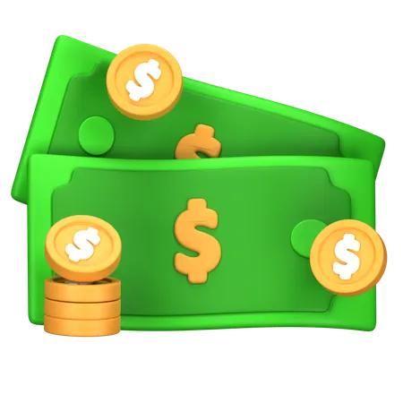 Dinero  3D Icon