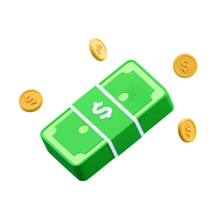 Dinero  3D Icon