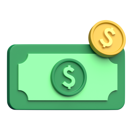 Dinero  3D Icon