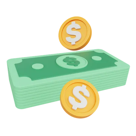 Dinero  3D Icon