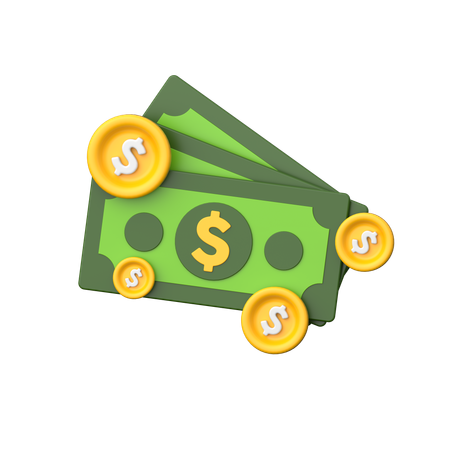 Dinero  3D Icon