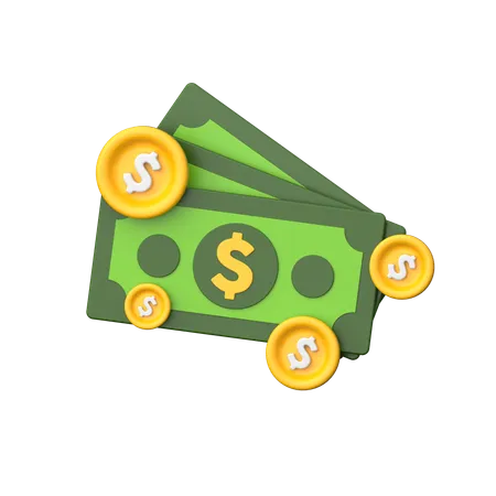 Dinero  3D Icon