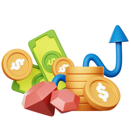 Dinero  3D Icon